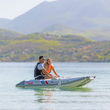 Aqua Marina Aircat BT-AC335 5-Person High-Speed Inflatable Catamaran With DWF Air Deck, 11FT (SAK10650)