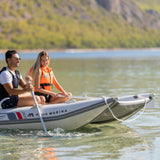 Aqua Marina Aircat BT-AC335 5-Person High-Speed Inflatable Catamaran With DWF Air Deck, 11FT (SAK10650)