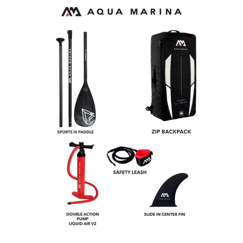 Aqua Marina Atlas All-Around Inflatable Paddleboard, 12FT [BT-21ATP] (SAK57569)