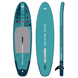Aqua Marina Beast BT-23BEP Advanced All-Around Inflatable SUP With Carbon Hybrid Paddle, 10FT (SAK89512)