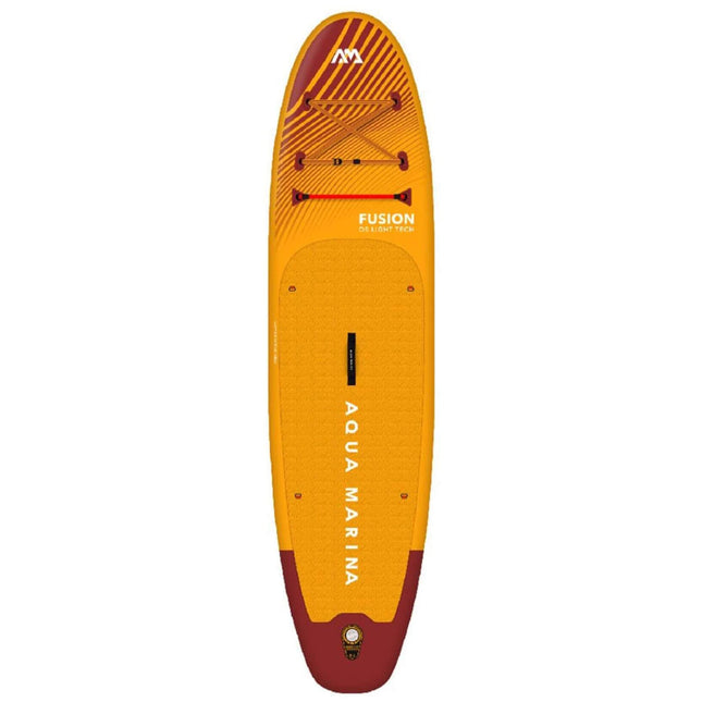 Aqua Marina Fusion Premium All-Around SUP W/ Durable PVC Rail Layers & Grooved EVA Footpad,  10FT [BT-23FUP] (SAK37195)