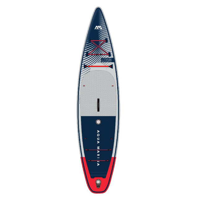 Aqua Marina Hyper Navy Touring SUP With Hydrodynamic Rail Edges & Adjustable Bungee, 12FT [BT-23HY02] (SAK23285)