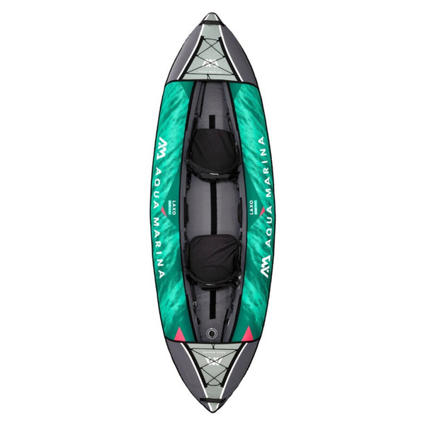 Aqua Marina Laxo 320 2-Person Recreational Kayak With High-Back Seat And Adjustable Cargo Bungee, 10FT (SAK01396)