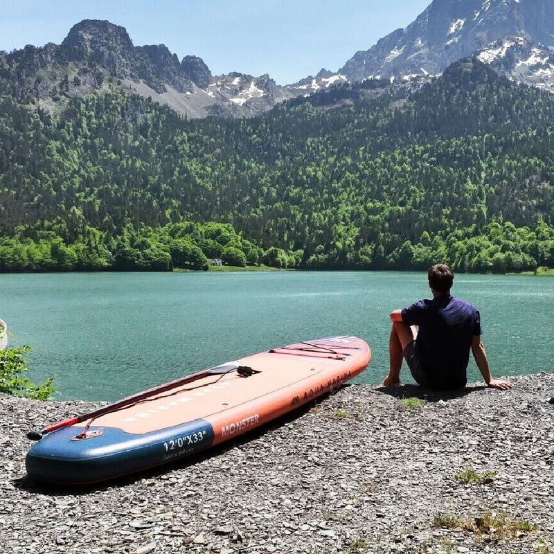 Aqua Marina Monster BT-23MOP All Around ISUP Sky Glider With Swift Attach Center Fin, 12FT (SAK56240)