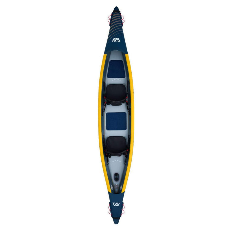 Aqua Marina Tomahawk AIR-K 440 2-Person High Pressure Speed Inflatable Kayak, 14FT (SAK31482)