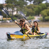 Aqua Marina Tomahawk AIR-K 440 2-Person High Pressure Speed Inflatable Kayak, 14FT (SAK31482)