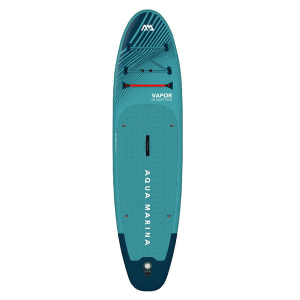 Aqua Marina Vapor BT-23VAP All-Around SUP W/ Sand Ripple Grooved EVA Footpad, 10FT (SAK60532)
