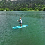 Aqua Marina Vapor BT-23VAP All-Around SUP W/ Sand Ripple Grooved EVA Footpad, 10FT (SAK60532)