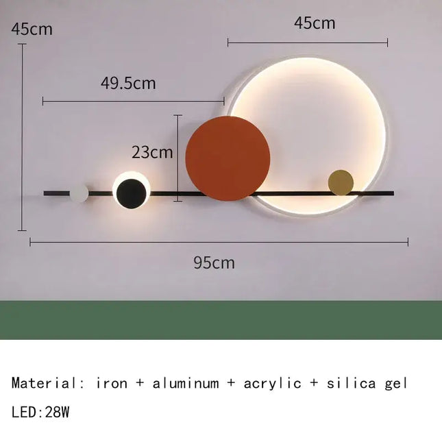 Art Deco LED Wall Sconce - Modern Corridor Lighting Decorbites
