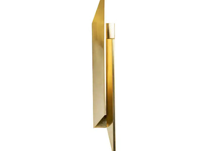 Gold Art Deco Wall Lamp - Quadrilateral Metallic Sconce Decorbites