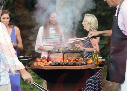 Arteflame ONE30 — 30″ One Series Flat-Top Charcoal Grill & Fire Bowl (Single-Piece CORTEN Steel) - Phoenix Fire Art Store
