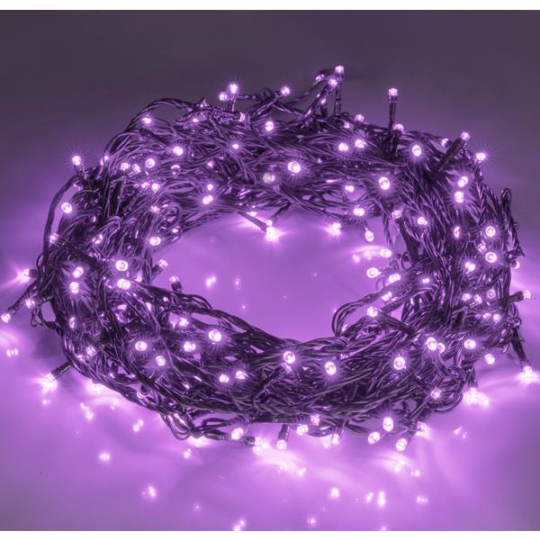 200pcs 66ft Halloween Fairy String Lights 8 Lighting Modes Mini Plug-in String Lights Indoor And Outdoor Christmas Garden Wedding Party Decoration Purple - Phoenix Fire Art Store