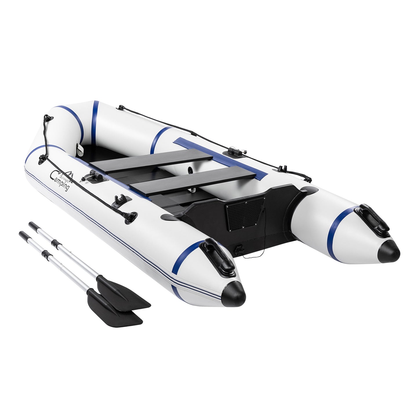 Camping Survivals 10ft PVC 330kg Water  Assault Boat Off-White