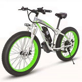 Forever™ E-Glide Snow 26 – Electric Mountain Bike (350W Motor, 21-Speed, Fat Tire)
