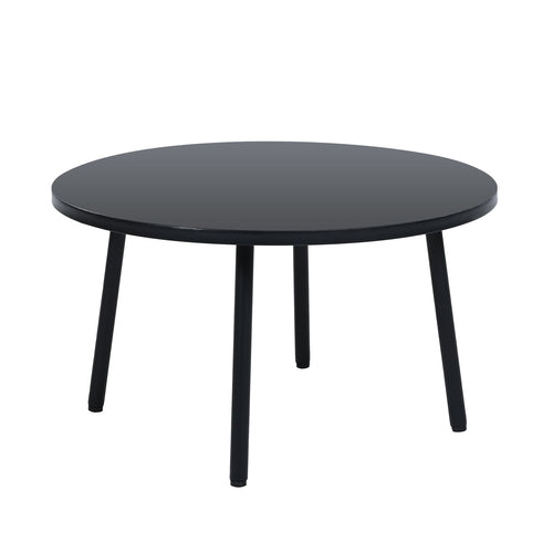 Patio Half-Moon Curved Outdoor Furniture Sofa Set with Coffee Table - Phoenix Fire Art Store