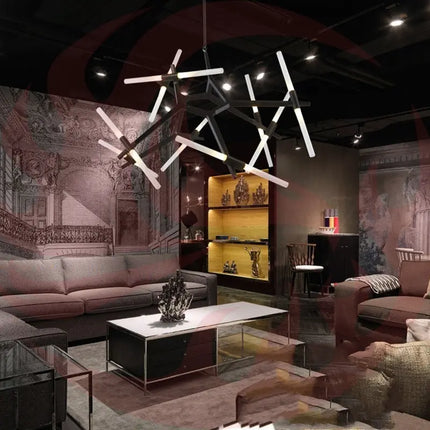 Modern Irregular Living Room Minimalist Dining Room Chandelier Decorbites