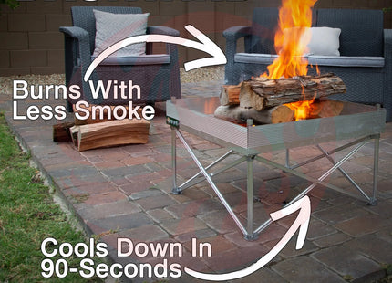 Portable Pop-Up Fire Pit - Go Anywhere Kit - Phoenix Fire Art Store