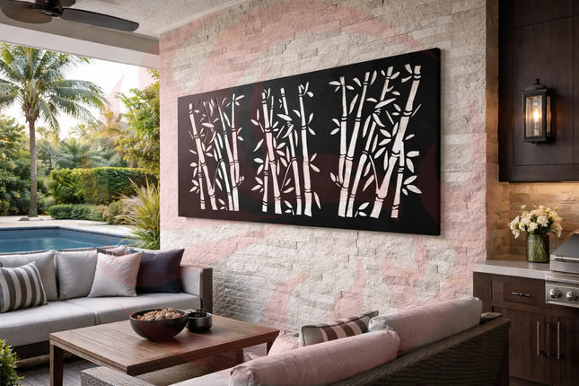 Laser-Cut Bamboo Panel - FREE SHIPPING MK Design Elements
