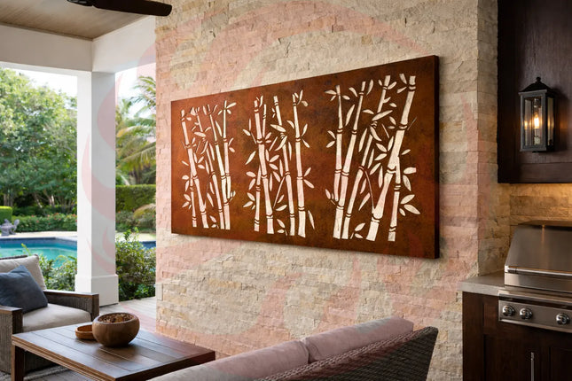Laser-Cut Bamboo Panel - FREE SHIPPING MK Design Elements