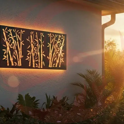 Laser-Cut Bamboo Panel - FREE SHIPPING MK Design Elements