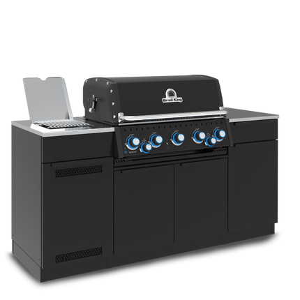 Broil King Baron 590i 5-Burner Gas Grill With Rotisserie & Side Burner - Shadow
