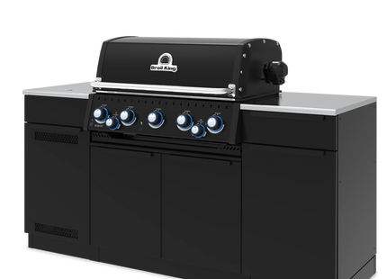 Broil King Baron 590i 5-Burner Gas Grill With Rotisserie & Side Burner - Shadow - Phoenix Fire Art Store