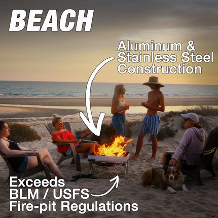 Portable Pop-Up Fire Pit - Go Anywhere Kit - Phoenix Fire Art Store