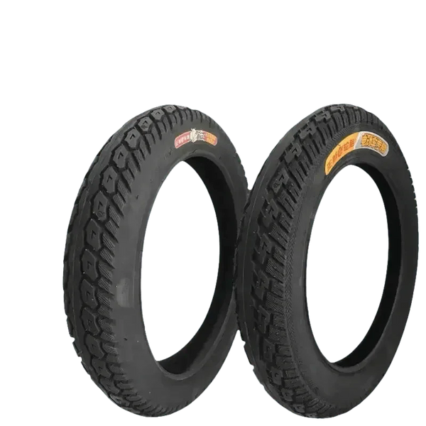 Black CST Fat Tire Electric Bike Tires - 14x1.75 Thickened