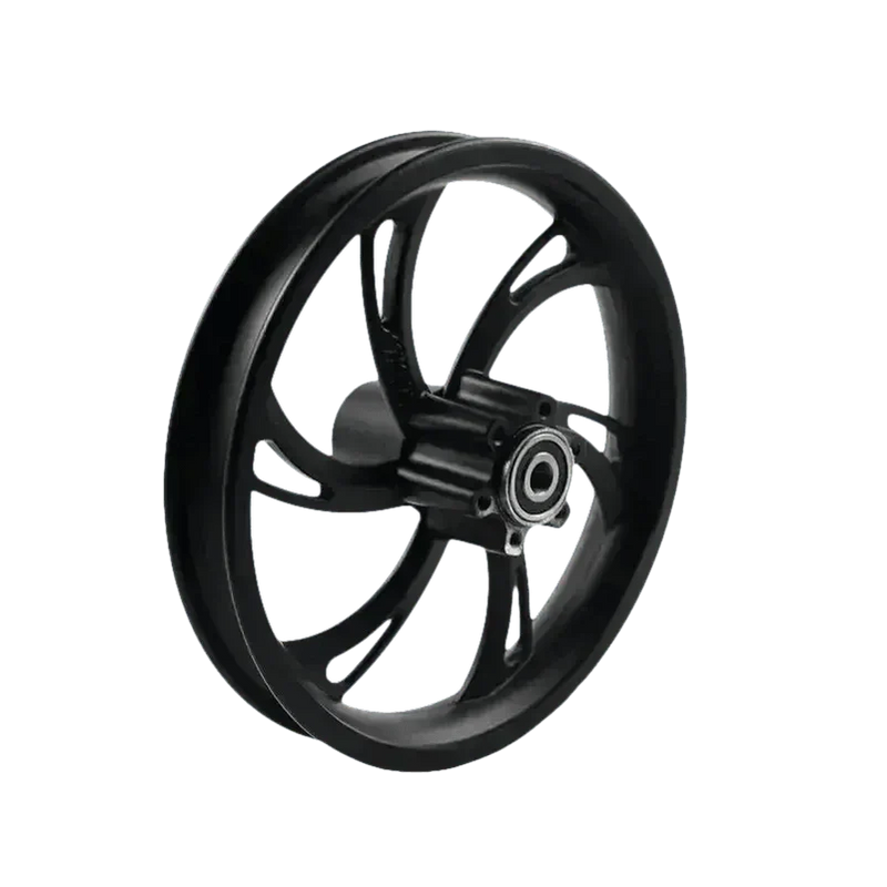 Black Motorcycle Wheel for Electric Scooters - 12" Premium Rim