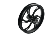 Black Motorcycle Wheel for Electric Scooters - 12" Premium Rim