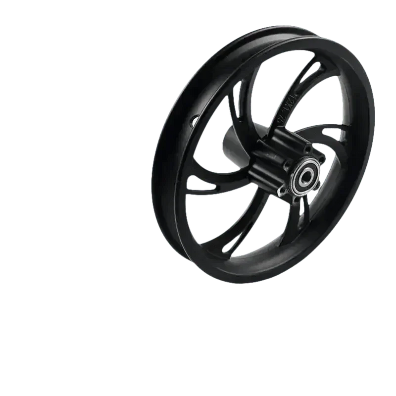 Black Motorcycle Wheel for Electric Scooters - 12" Premium Rim