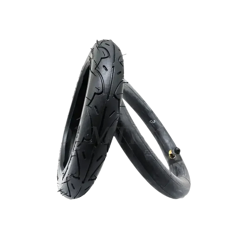 Black Pneumatic Tire for Folding Electric Scooter – Inner & Outer Tire for A-Bike