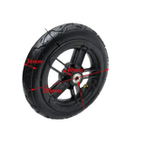 Black Pneumatic Tire for Folding Electric Scooter – Inner & Outer Tire for A-Bike