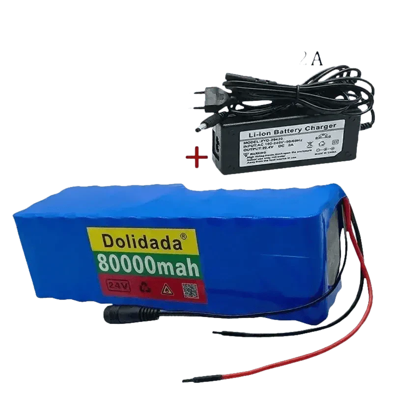 Blue 24V 80Ah Scooter Battery Pack - Long-Range Power Beast
