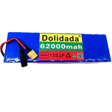 Blue 48V 62Ah Lithium Battery Pack 1000W 13S3P