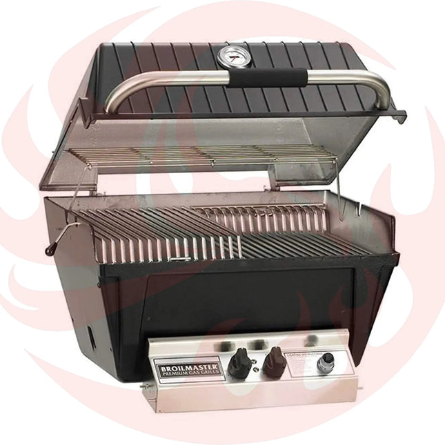 Broilmaster P4X Super Premium Cast Aluminum Gas Grill With Flare Busters (SAK84186) - Phoenix Fire Art Store
