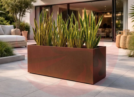 Corten Steel Box Planters - FREE SHIPPING! MK Design Elements