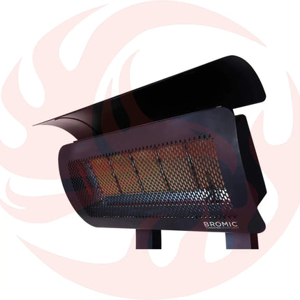 Bromic Heating 85" Tungsten Smart-Heat™ Propane Gas Freestanding Portable Patio Heater, 38,500 BTU [BH0510001] (SAK73814) - Phoenix Fire Art Store