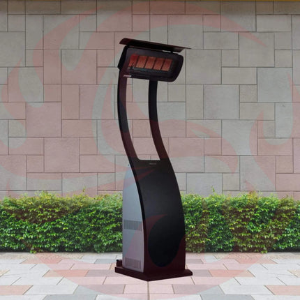 Bromic Heating 85" Tungsten Smart-Heat™ Propane Gas Freestanding Portable Patio Heater, 38,500 BTU [BH0510001] (SAK73814) - Phoenix Fire Art Store