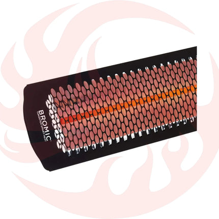Bromic Heating Tungsten Smart-Heat™ 44-Inch 2000W Single Element 240V Electric Infrared Patio Heater [BH0420030] (SAK48513) - Phoenix Fire Art Store
