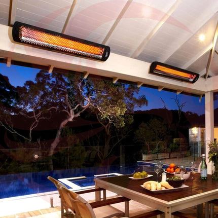 Bromic Heating Tungsten Smart-Heat™ 44-Inch 2000W Single Element 240V Electric Infrared Patio Heater [BH0420030] (SAK48513) - Phoenix Fire Art Store