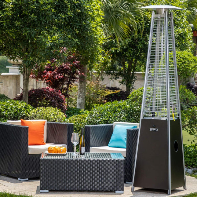 Legacy Heating Commercial Bronze Quartz Glass Tube Patio Heater - Turn Winter Into Whatever (SAK89210)