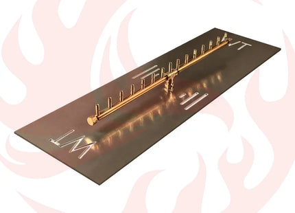 Toplina - Rectangular Concrete Fire Pit Table - Phoenix Fire Art Store