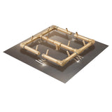 Platz - Square Concrete Fire Pit Table - Phoenix Fire Art Store