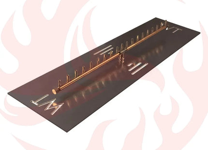 Lineal | Rectangular Concrete Fire Table - Phoenix Fire Art Store