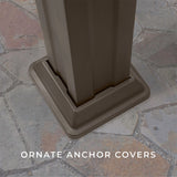 [10X12FT] Alora Heavy-Duty Backyard Galvanized Steel Powder Coated Pergola (91358672)