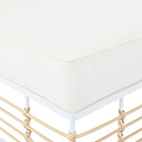 Modern Minimalist 7-Piece Metal Patio All-Weather Sectional Sofa Set - Phoenix Fire Art Store