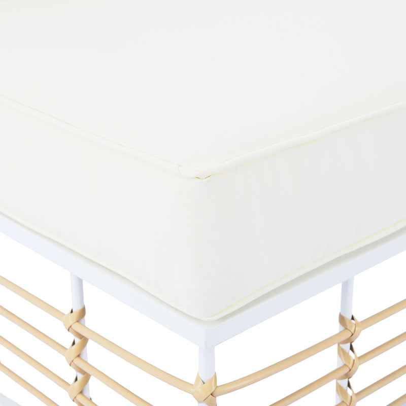 Modern Minimalist 7-Piece Metal Patio All-Weather Sectional Sofa Set - Phoenix Fire Art Store