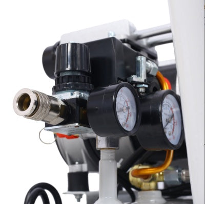 2.5HP Silent Air Compressor 13 Gallon - Oil-Free Portable Powerhouse with Wheels