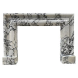Calacatta Viola Marble Hand-carved Fireplace Mantel Polished (W)8.5" (L)61" (H)52"